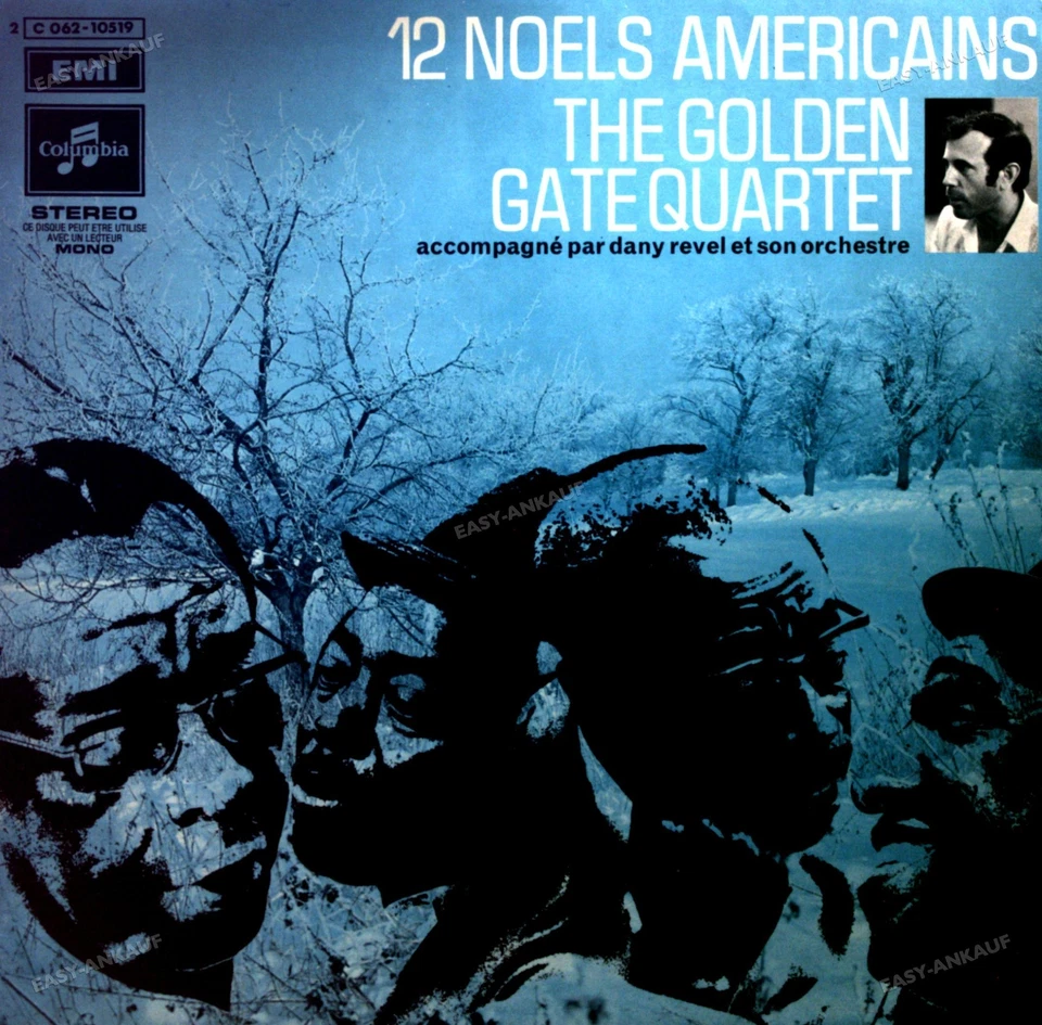 The Golden Gate Quartet Acc. Par Dany Revel Et Son - 12 Noels Americains LP . - Image 1 of 1