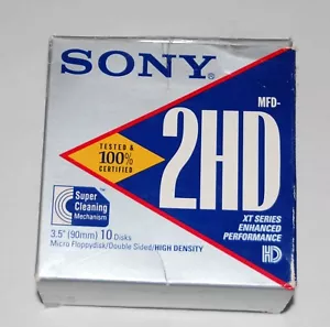 Sony MFD-2HD 3,5" DS/HD Diskettenformate zu IBM/Apple Neu 7 insgesamt - Bild 1 von 6