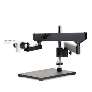Brazo articulado AmScope con base con rack de enfoque de junta tórica de 76 mm para microscopios estéreo - Imagen 1 de 6