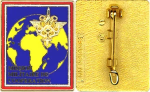 Mission Militaire de Coopération, résine,37 x 30 mm, opaque, JMM Insignes (0009) - Imagen 1 de 1