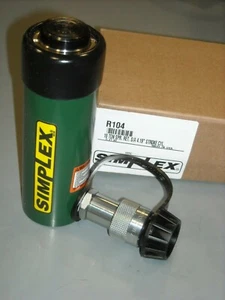 R104 SIMPLEX, 10 TON 4.19" STROKE S/A SPRING RETURN CYLINDER, NEW - Picture 1 of 6