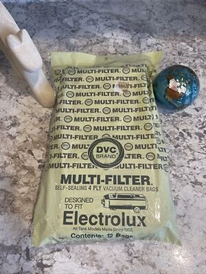 12 Style C Multi-Filter DVC Brand Electrolux Vacuum Cleaner Bags - Image 1 of 4