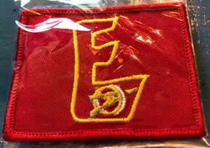 Explorer Universal E Patch BSA Boy Scouts Rettangolare Twill Rosso 1971-80 - Foto 1 di 4