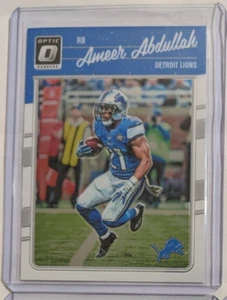 2016 Donruss Optic Holo Silver AMEER ABDULLAH #34 DETROIT LIONS 🏈 - Picture 1 of 1