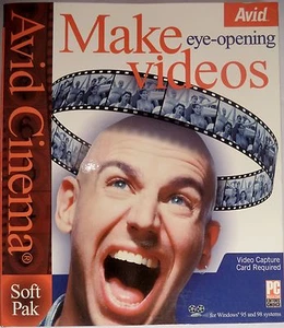 Avid Cinema SoftPack v1.5 Make Videos Windows 98 Movie English 1999 NEW SEALED - Picture 1 of 1