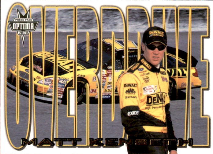  2000 Press Pass Optima Overdrive Square Cut /350 Auto Racing - Pick Your Card - Image 1 of 1