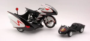 Modellino auto film Movie Scala 1:12 Hot Wheels BAT BIKE batman modellismo - Imagen 1 de 1