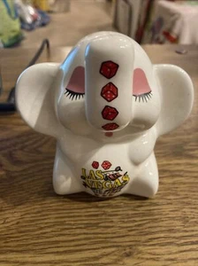 Salvadanaio Elefante Vintage Portamonete - Souvenir di Las Vegas - Foto 1 di 7