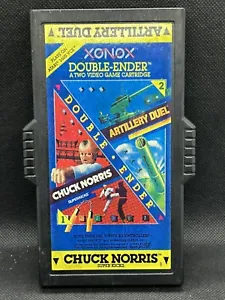 1983 Double Ender Chuck Norris Super Kicks & Artillery Duel Atari 2600 Tested - Picture 1 of 3