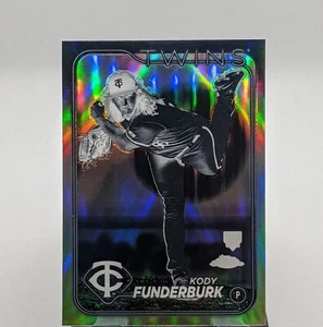 2024 Topps Chrome Kody Funderburk Negative SP RC #297 | TWINS - Picture 1 of 2