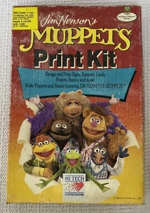 Jim Henson's Muppets Print Kit (PC/Commodore 64, 1989) Complete - Picture 1 of 12