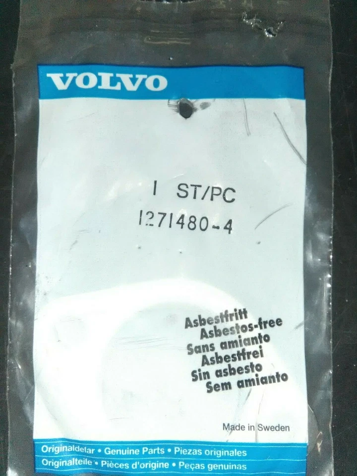 Genuine Volvo 1271480 Exhaust Pipe Flange Gasket 1976-1986 - 2 PCS - Image 1 of 1
