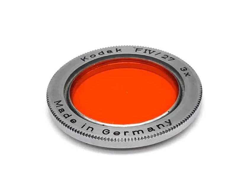 Kodak Color Screen 27mm Fiv /27 3x Orange Colorfilter Screw Thread - Image 1 of 1