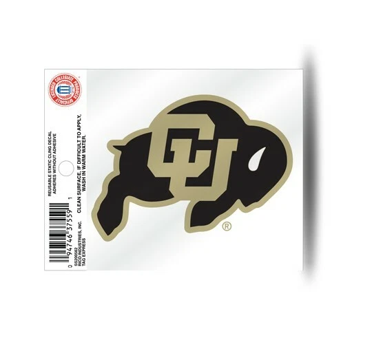 Colorado Buffaloes Static Cling Sticker NEW!! Window or Car! NCAA - Image 1 of 1