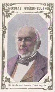Chromo CHOCOLATE GUéRIN BOUTRON Gladstone Man English State n 130 /500 - Picture 1 of 2