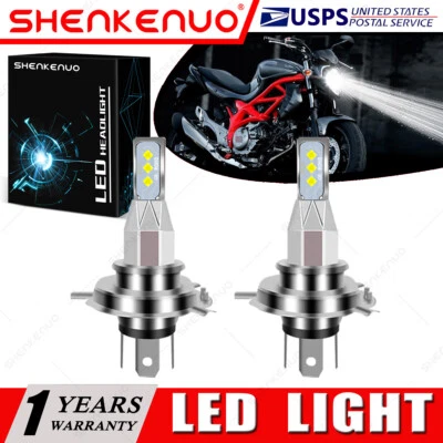 Bombilla de faro LED para Suzuki SP600 SFV650 SV650/A SV650S/SA SV1000/S 2X 9003 H4 Foto 1 de 4
