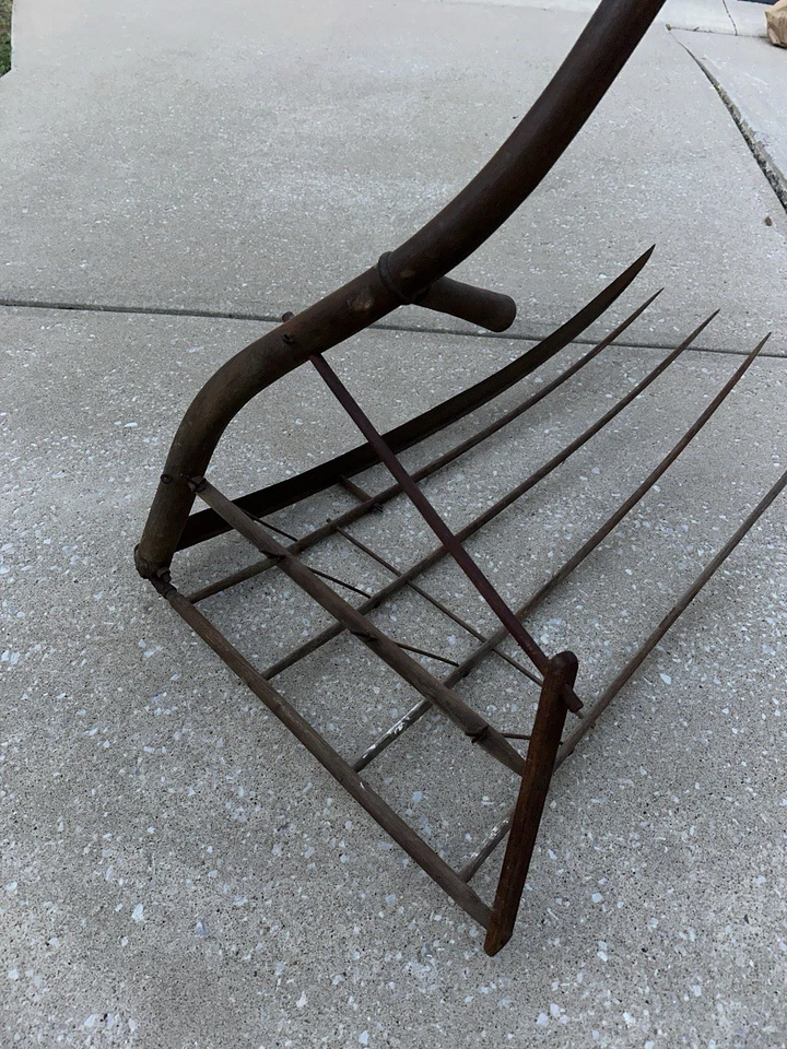 RARO! Antigua cuna de grano-trigo Foto 1 de 4