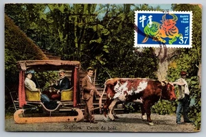 3895b Chinese Lunar New Year Ox FDC Maxi Card - Picture 1 of 2