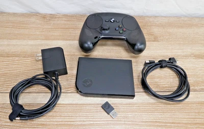 Steam Link (Model 1003) and Controller w/ dongle and Power Cord. Tested. Working - Image 1 of 4