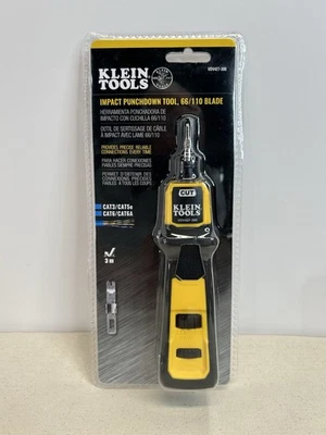 Klein Tools VDV427-300 Impact Punchdown Tool 66/110 Blade, Pick & Spudger  3339 - Image 1 of 2