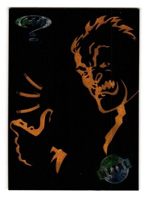 Batman Forever Gold Blaster 1995 de metal #10 de dos caras Foto 1 de 2