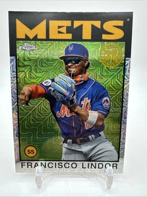2021 Topps Update 1986 Topps Silver Pack #86C-26 Francisco Lindor - Image 1 of 2