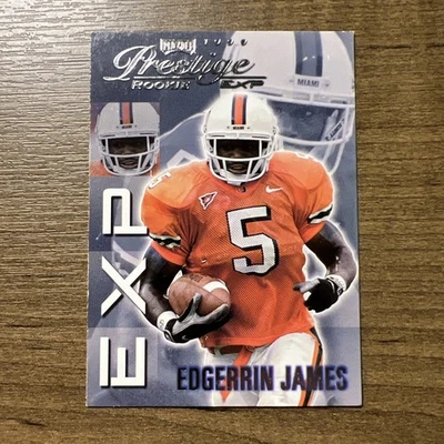 1999 Playoff Prestige EXP #EX37 Edgerrin James RC - Indianapolis Colts - Image 1 of 4