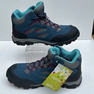 REGATTA Damas/Niñas Holcombe IEP Botas de Caminar Azul Marroquí Duquesa UK6/39 - Imagen 1 de 14