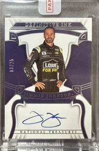 2023 Panini National Treasures NASCAR Definitive Ink Jimmie Johnson AUTO #18/25 - Picture 1 of 2