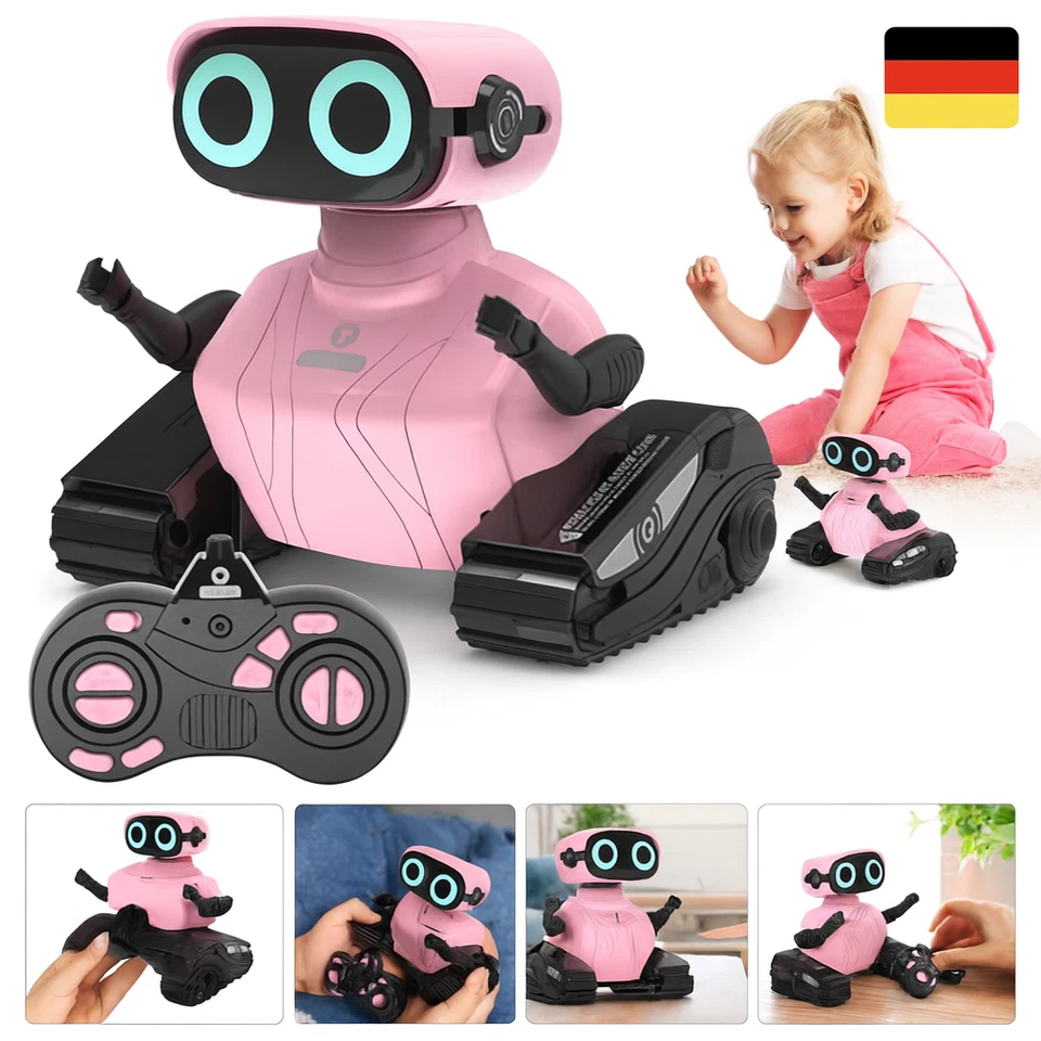 GILOBABY Roboter Kinder, Ferngesteuerter Roboter Spielzeug, RC Robot Mit Led-Aug - Bild 1 von 1