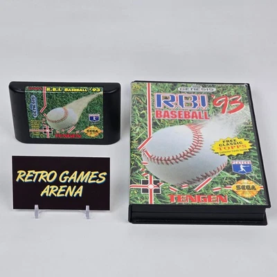 R.B.I. Estuche y cartucho RBI Baseball 93 (Sega Genesis) PROBADO Foto 1 de 2