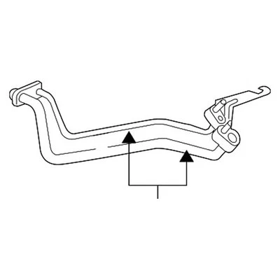 For Dodge Charger 2012-2013 Mopar 68091028AD A/C Refrigerant Liquid Hose Foto 1 de 2