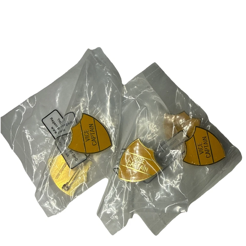 5 x Vice Captain Yellow/Gold Badges - Image 1 of 1