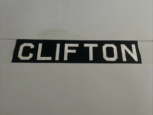 CLIFTON - Swinton 26.8 1980s Manchester Bus Blind 29” Gift - Picture 1 of 12