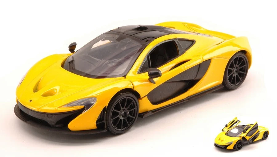 MODELLINO AUTO STATICO DIECAST MOTORMAX SCALA 1:24 MCLAREN P1 2014 GIALLO 1/24 - Immagine 1 di 1