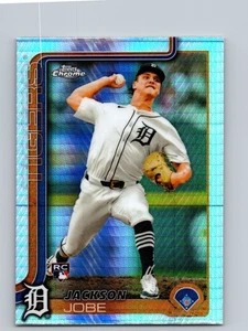 2025 Topps Chrome #249 Jackson Jobe Prism Refractors Rookie - Imagen 1 de 2