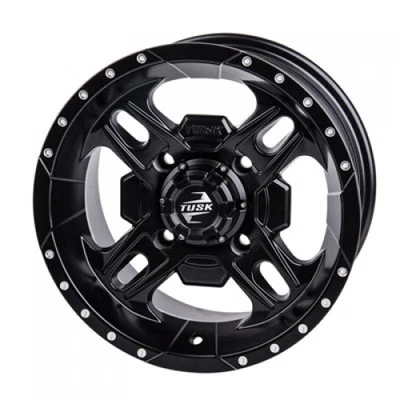 4/156 Tusk Beartooth Wheel 14x7 5.0 + 2.0 Matte Black 185-277-0010 Foto 1 de 4