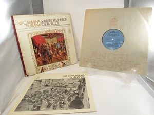 Carl Orff - Carmina Burana LP Record 1965 Limited Edition Angel Classical 33RPM - Bild 1 von 5