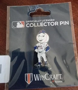 MLB New York Mets Logo Pin Mascot Mr. Met - Picture 1 of 1