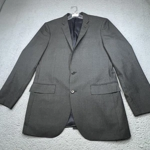 J.Crew Ludlow Suit Jacket Mens 40 Long Slim Gray Italian Loro Piana Wool Blazer - Picture 1 of 18