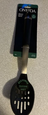 Oneida Silicone Slotted Large Spatula Kitchen Tool-Heat Resistance up to 500°F - Image 1 of 4