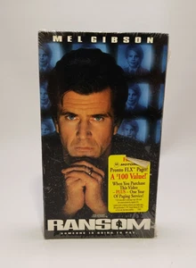Ransom VHS Mel Gibson Rene Russo Gary Sinise New Factory Sealed - Foto 1 di 4