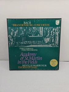 Bach Brandenburg Concertos Academy of St Martin, Marriner, Dart, 2 Lp Box Set Nm - Picture 1 of 20