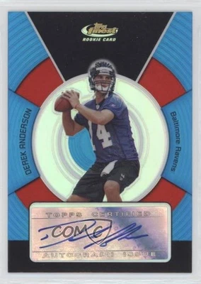 2005 Topps Finest Blue Refractor /299 Derek Anderson Rookie Auto RC - Image 1 of 2