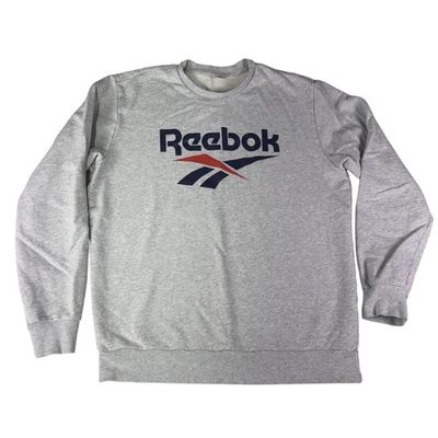 Reebok Sweatshirt Mens Large Crewneck Pullover Athletic Casual Training - Image 1 of 4