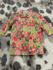 Vintage Lilly Pulitzer girls XS rain jacket - Picture 1 of 2