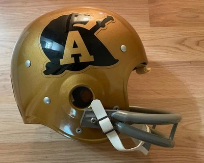 1972 Army Black Knights Riddell Style Historic Football Helmets Gold Dome Helmet - Image 1 of 4