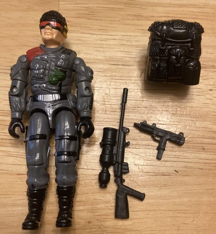 Rare 1989 GiJoe Brazil C9 Midnight/Low Light Estrela Comandos em Acao Meia Noite Cover