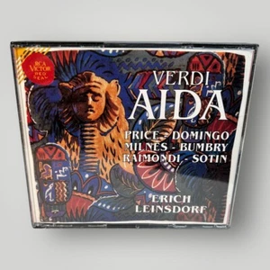 Verdi Aida Placido Domingo Erich Leinsdorf RCA Red Seal 1995 , 3 x CD - Picture 1 of 11