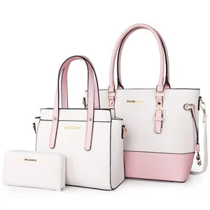 Montana West 3PCS Purses for Women Tote Bag and Wallet Set Shoulder Satchel C... - Picture 1 of 6